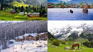 Romantic Kashmir lake Covered With Snow